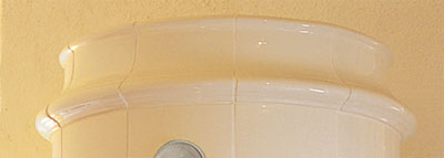 Couronne du po�le en fa�ence Cronspisen Allmoge 521