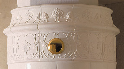 Couronne du po�le en fa�ence Cronspisen Allmoge 523